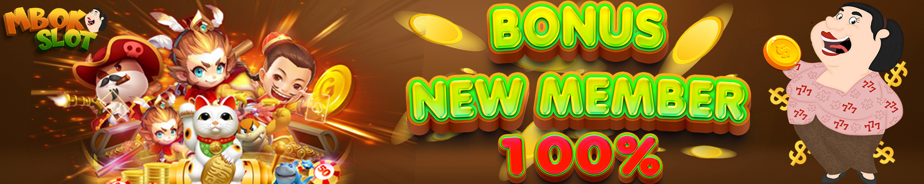 Bonus New Member 100% Slot Joker123